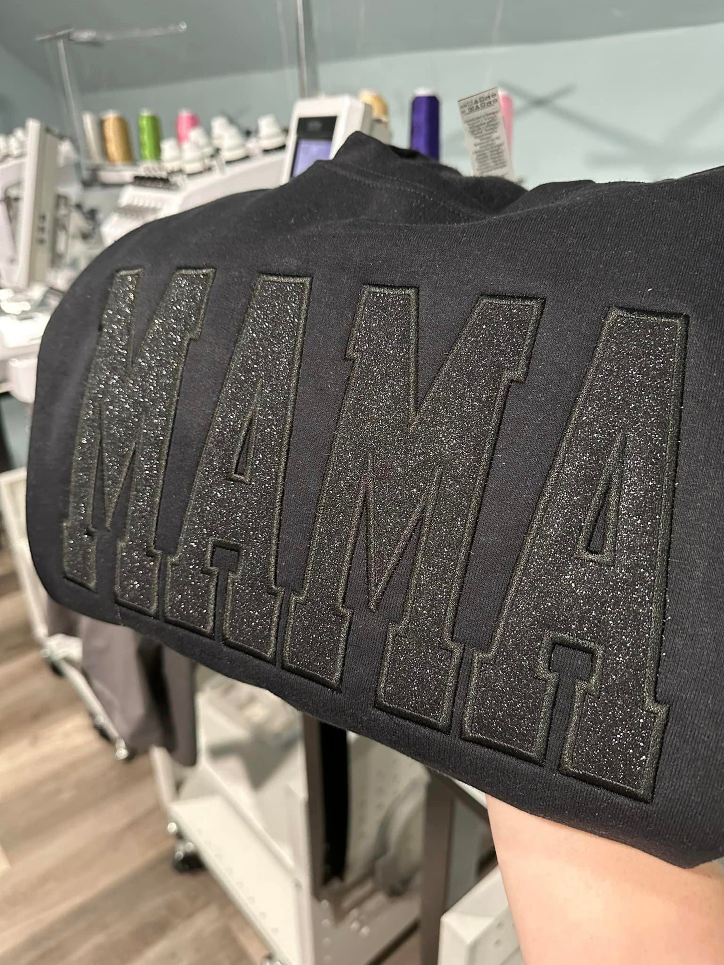 GLITTER satin stitch title - WHOLESALE