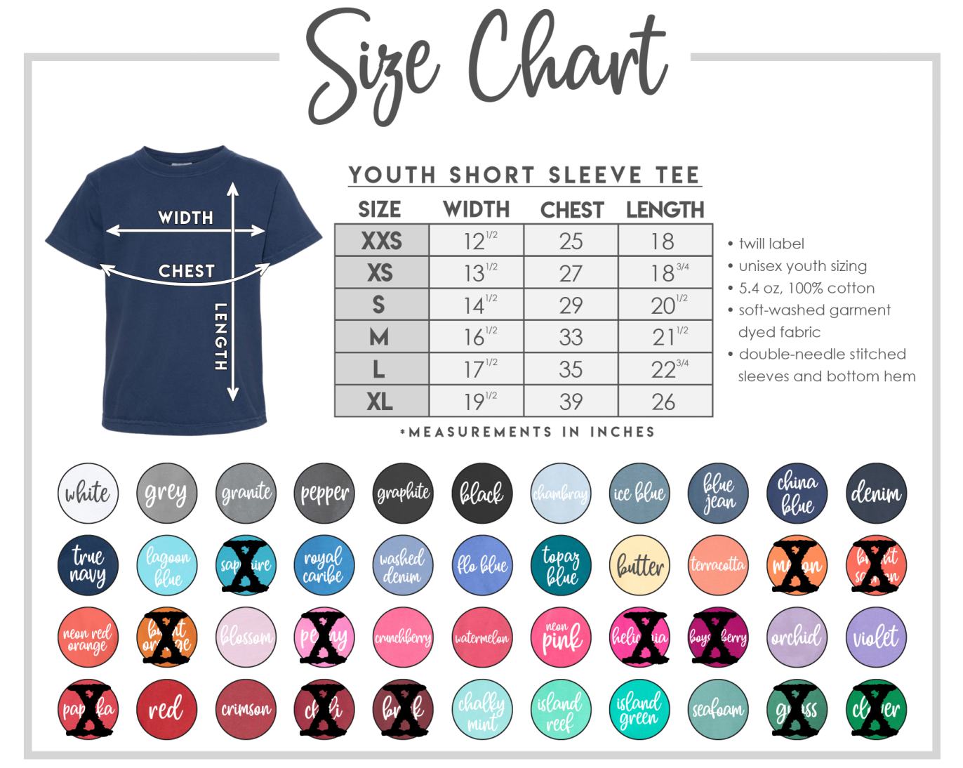 Comfort Colors pocket - WHOLESALE