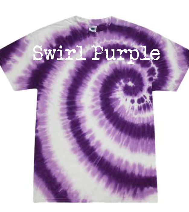 Tie Dye with glitter applique - WHOLESALE