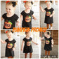 EMBROIDERED pumpkin shirt KIDS - WHOLESALE