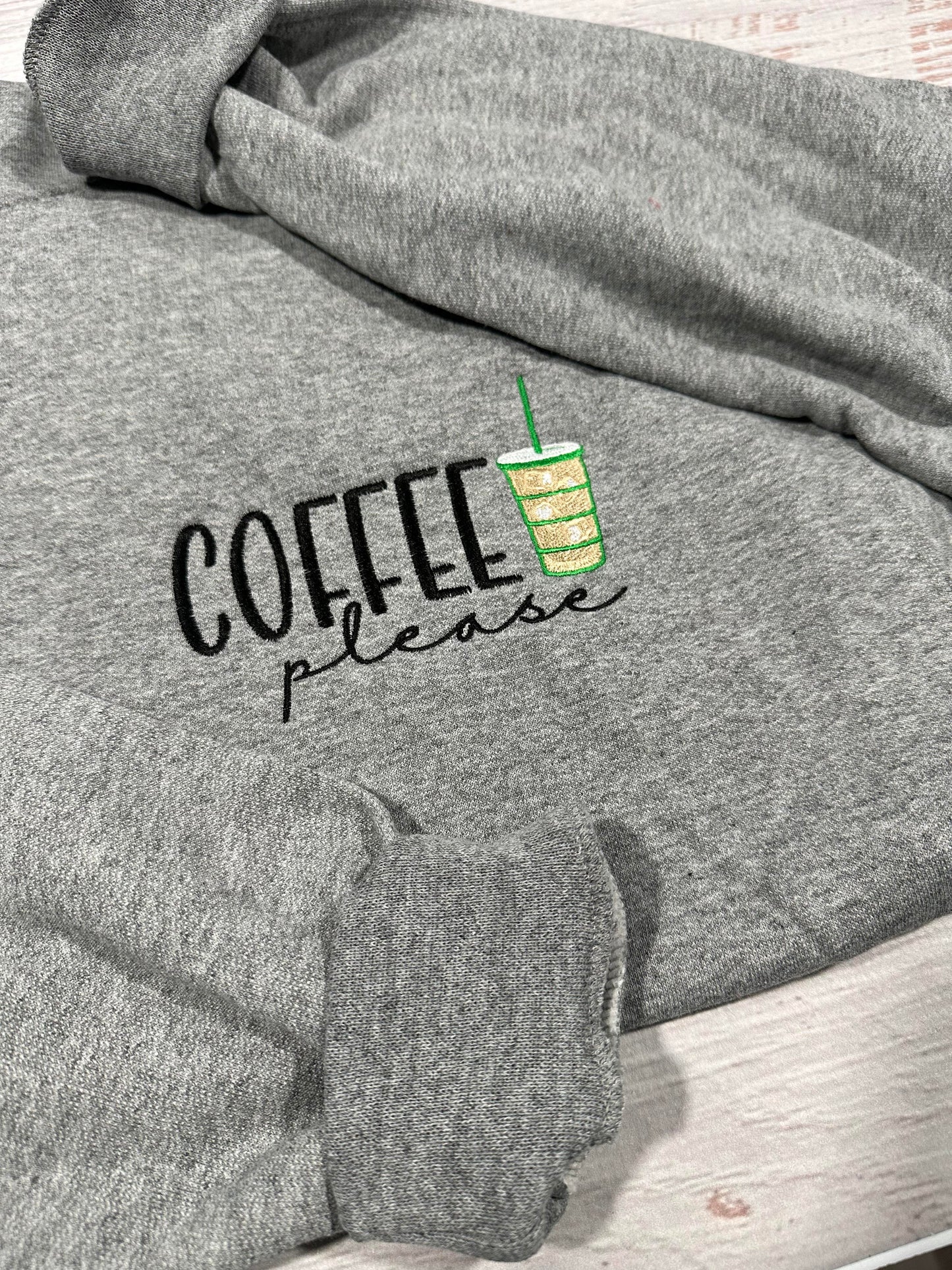 COFFEE please QUARTER ZIP WHOLESALE