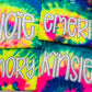 Tie Dye with glitter applique - WHOLESALE