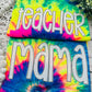 Tie Dye with glitter applique - WHOLESALE