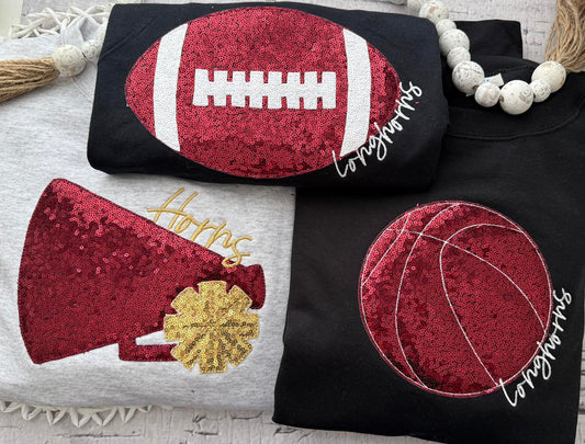 SPORT SHAPE applique with mascot WHOLESALE