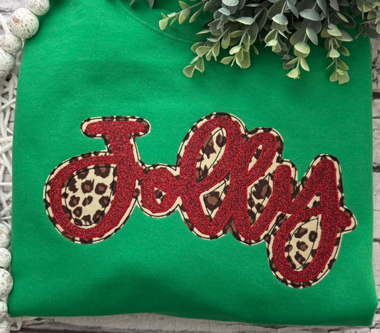 DOUBLE APPLIQUE CHRISTMAS WORD- WHOLESALE