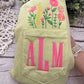 FLORAL INITIAL POCKET - WHOLESALE