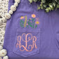 FLORAL INITIAL POCKET - WHOLESALE