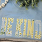 Yellow/blue patchwork -  WHOLESALE