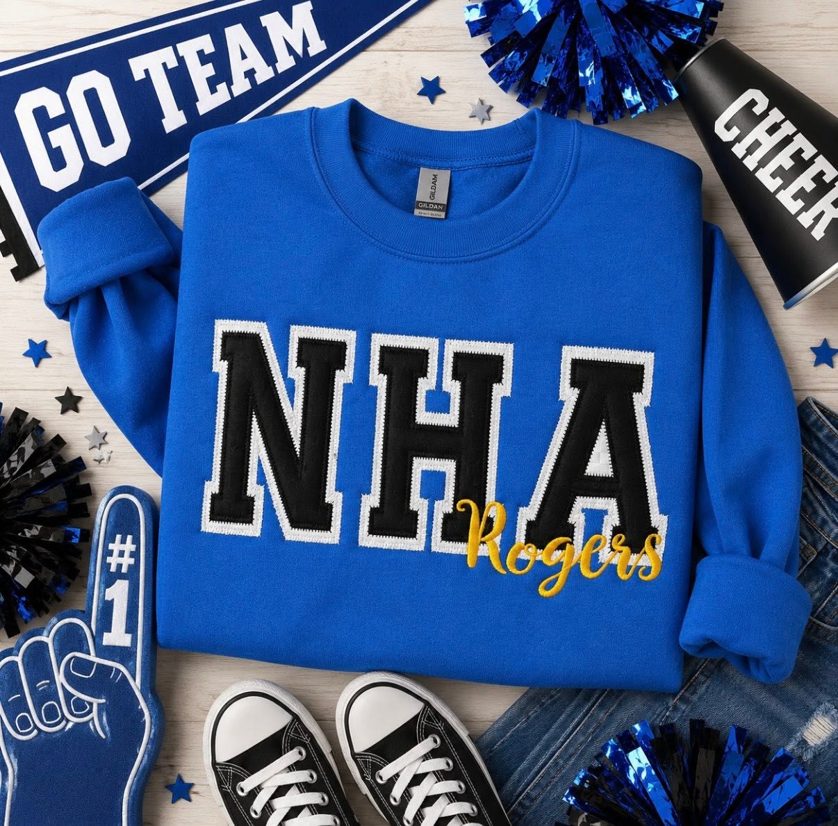 TEAM INITIAL AND MASCOT WHOLESALE