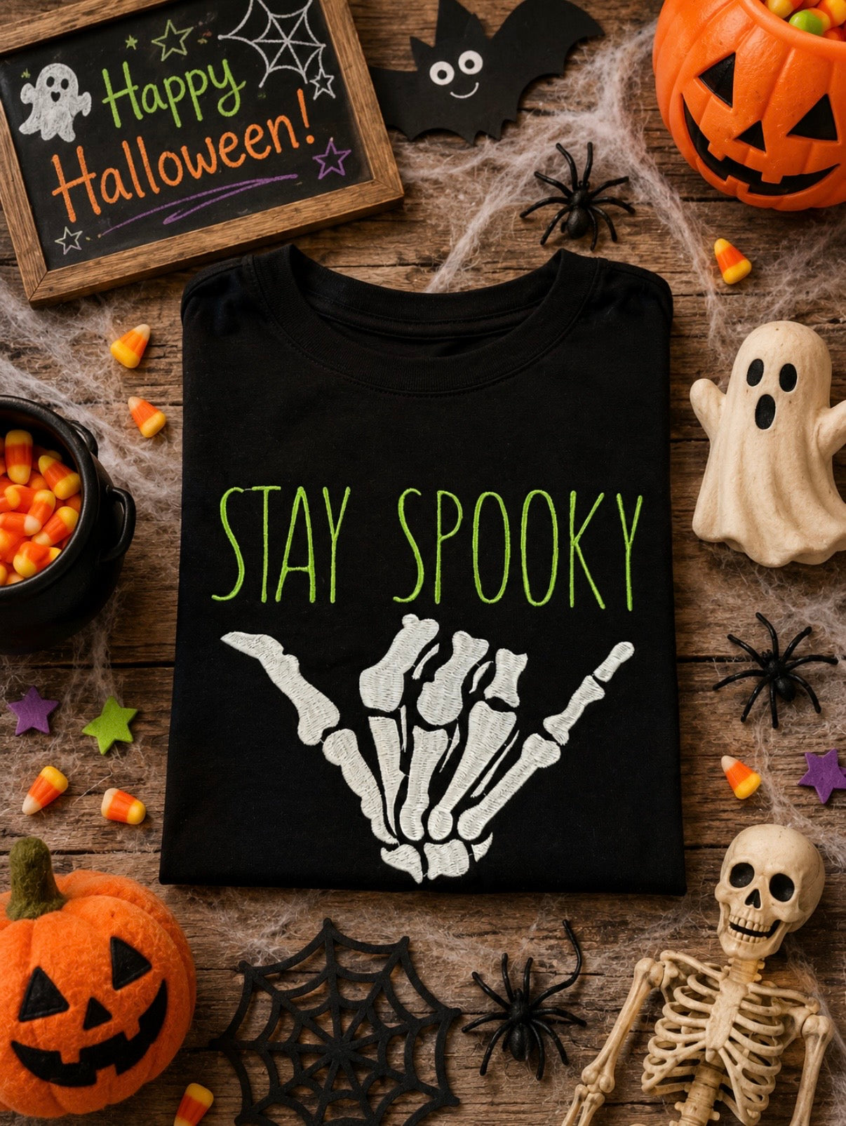 Stay Spooky Skeleton hand - WHOLESALE