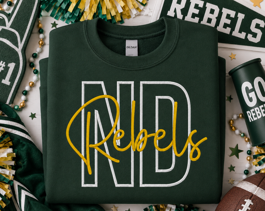 OUTLINE INITIALS and Word/Mascot -  WHOLESALE