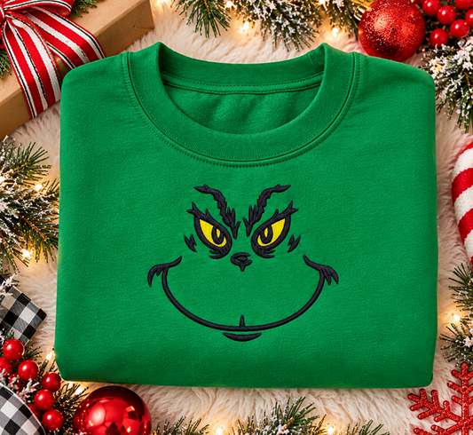 Green Guy FULL FRONT embroidery designs - WHOLESALE