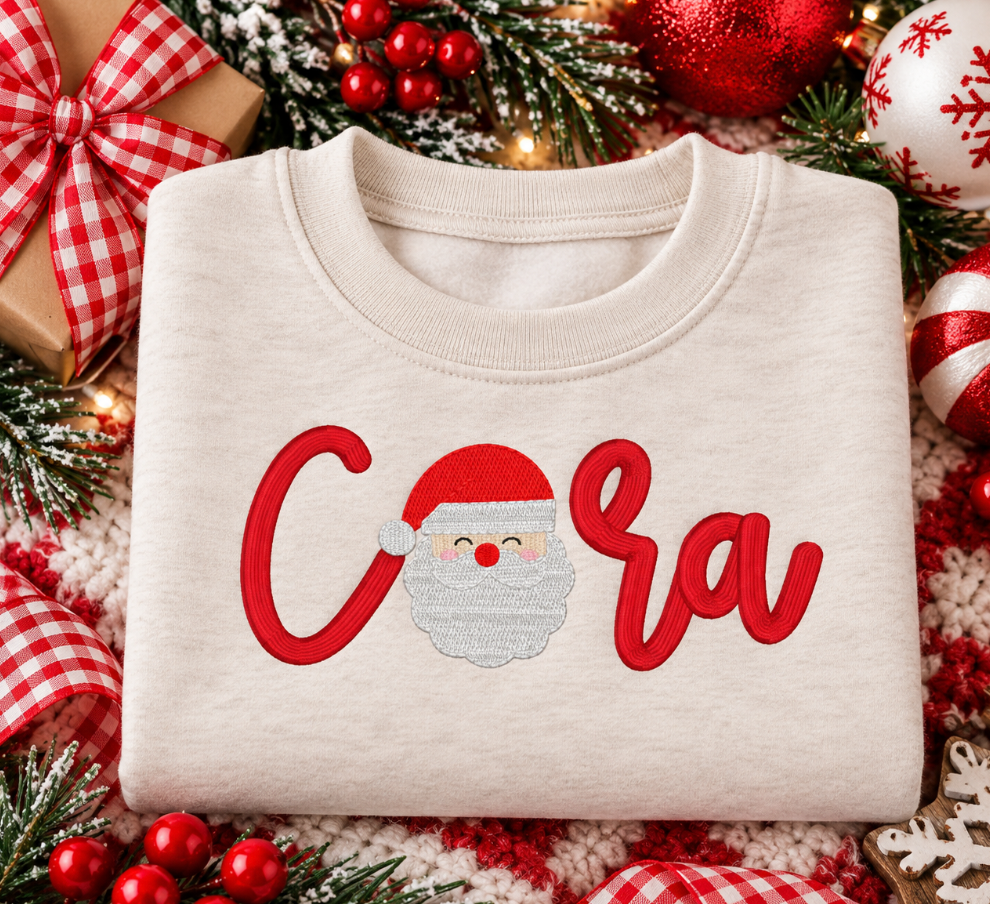 HOLIDAY PUFF with SANTA- WHOLESALE