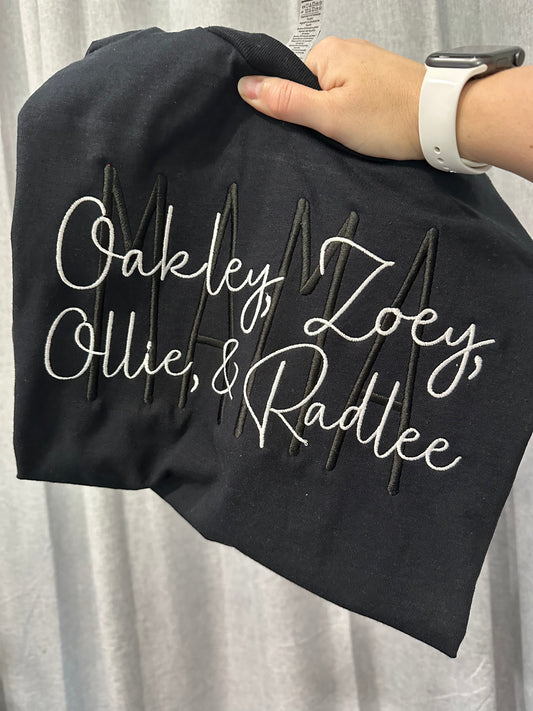 Double Title Handwritten with Names