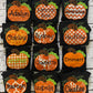 ADULT SIZED EMBROIDERED pumpkin shirt - WHOLESALE